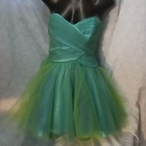 Roberta teal turquoise party dress fairy costume